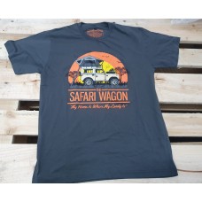 Land Rover Defender Safari Wagon Roof Top Tent Design Tee Shirt T-Shirt