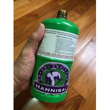 Hannibal 1lb 16.4oz propane/butane refillable canister for Coleman stove cooker lamp and other applications