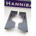 Hannibal Safari Land Rover Defender Stainless Steel Front Seat Corner Protection - Pair