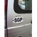 Overland SGP Singapore Oval Country Code Car Sticker