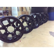 (Per Unit) Suzuki Jimny JB64 JB74 195/80R15 PCD5x139.7 (5x5.5) Original Wheel Rim Take Off Gloss Black