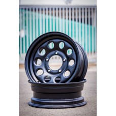 Suzuki Jimny Sierra JB64 JB74 195/80 R15 PCD5x139.7 (5x5.5) Original Wheel Rim Take Off - Matt Black 1 piece (Also fit Sierra SJ410 JB64 JB43 JA22)