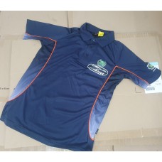 Land Rover Defender 20th Anniversary England Solihull WarwickShire Polo Tee Shirt Blue
