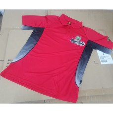 Land Rover Defender 20th Anniversary England Solihull WarwickShire Unisex Polo Tee Shirt Red