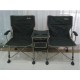 Double Folding Camping Chair with Centre Console