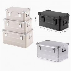 NatureHike Outdoor Aluminum Alloy Storage Box Beige/ Black 