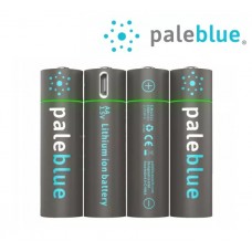 Pale Blue AA USB Rechargeable Smart Batteries Battery (Pack of 4)
