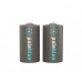 Pale Blue D USB Rechargeable Smart Batteries Battery (Pack of 2)