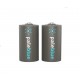 Pale Blue C USB Rechargeable Smart Batteries Battery (Pack of 2)