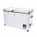 SnoMaster EX67D Stainless Steel 12V ACDC Dual Door Expedition Outdoor Fridge Freezer 67 Litres