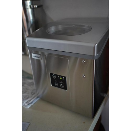 SnoMaster ZBC15 Portable Automatic Tabletop Ice Maker Stainless Steel
