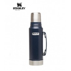 Stanley Classic Vacuum Insulated Bottle 1 Quart Hammertone Navy 10-01254-036