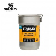 Stanley Adventure Cooker N Nesting Cups Stainless Steel 24oz 709ml 10-01290-043
