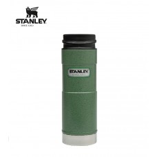 Stanley Classic One Hand Vacuum Mug 16 oz Hammertone Green 10-01394-007