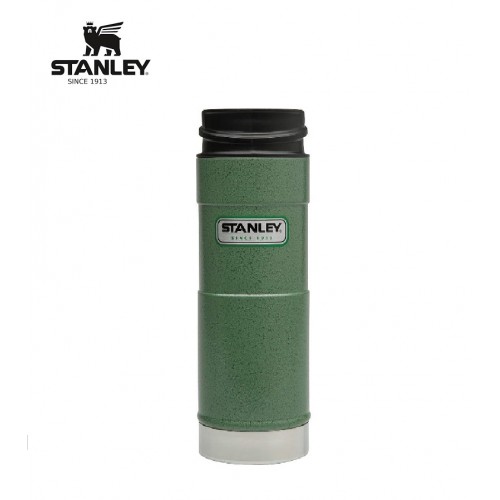 Stanley Classic One Hand Vacuum Mug (16 oz, Navy) 10-01394-008