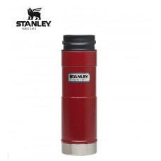 Stanley Classic One Hand Vacuum Mug 16 oz Hammertone Crimson 10-01394-059