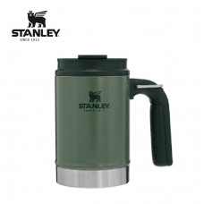 Stanley Classic Vacuum Camp Mug 16oz 473ml Hammertone Green 10-01693-023