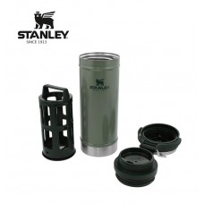 Stanley Classic Vacuum Travel Coffee Press Flask Mug 16oz 10-01855-013