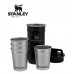 Stanley Adventure Stainless Steel Shot Glass + Flask Set 8oz Matt Black 10-01883-032