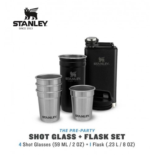 Stanley Adventure Pre-Party Shot Glass + Flask Set