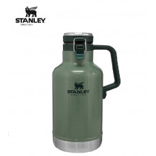 Stanley Classic Easy Pour Growler 64oz 1.9L Hammertone Green 10-01941-063