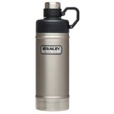 Stanley Classic Vacuum Water Bottle 18 oz Silver 10-02105-003