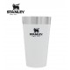 Stanley Vacuum Insulated Stacking Tumbler Stainless Steel Pint Drinking Cup 473ml 16oz Polar White