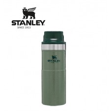 Stanley Classic Trigger Travel Mug 16oz 473ml Hammertone Green 10-06439-026