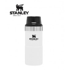 Stanley Classic Trigger Action Travel Mug 12oz Polar White 10-06440-040