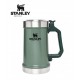 Stanley Classic Bottle Opener Beer Stein 24oz Hammertone Green 10-09845-001