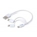 TexEnergy 3 in 1 Cable Multiple USB Micro USB Cable