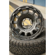 TK Racing Rim Wheel 0et 18 Inch PCD 6X139.7 Black (per unit) Land Cruiser Prado Ranger Triton