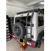 Suzuki Jimny Ladder (2019-2024) JB74 Car Rear Tailgate Aluminum Alloy Black Design 1