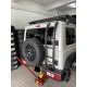 Suzuki Jimny Ladder (2019-2024) JB74 Car Rear Tailgate Aluminum Alloy Black Design 1