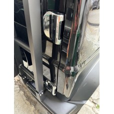 Suzuki Jimny Sierra JB64 JB74 2019 2022 Tail Door Hinge With Chrome Cover 1 Pair Take Off - USED in Good Condition