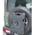 USED Rotopax 2 Gallon 7.6 Litres Spare Storage Box With Spare Wheel Mount Bracket