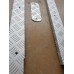 Land Rover Defender 90 & SWB Series Chequer Plate Kit 3mm Sill Protectors Silver Pair SLKIT01-90/A