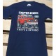 Land Rover Defender "Above & Beyond " Unisex Tee Shirt Navy Blue