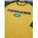 Land Rover Defender Raglan Camping Unisex Tee Shirt Yellow