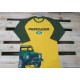 Land Rover Defender Raglan Camping Unisex Tee Shirt Yellow