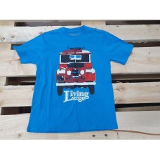Land Rover Defender Living Large Kid Unisex Tee Shirt Blue