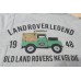 Land Rover Defender " 1948 Old Land Rovers Never Die " Unisex Tee Shirt Grey 